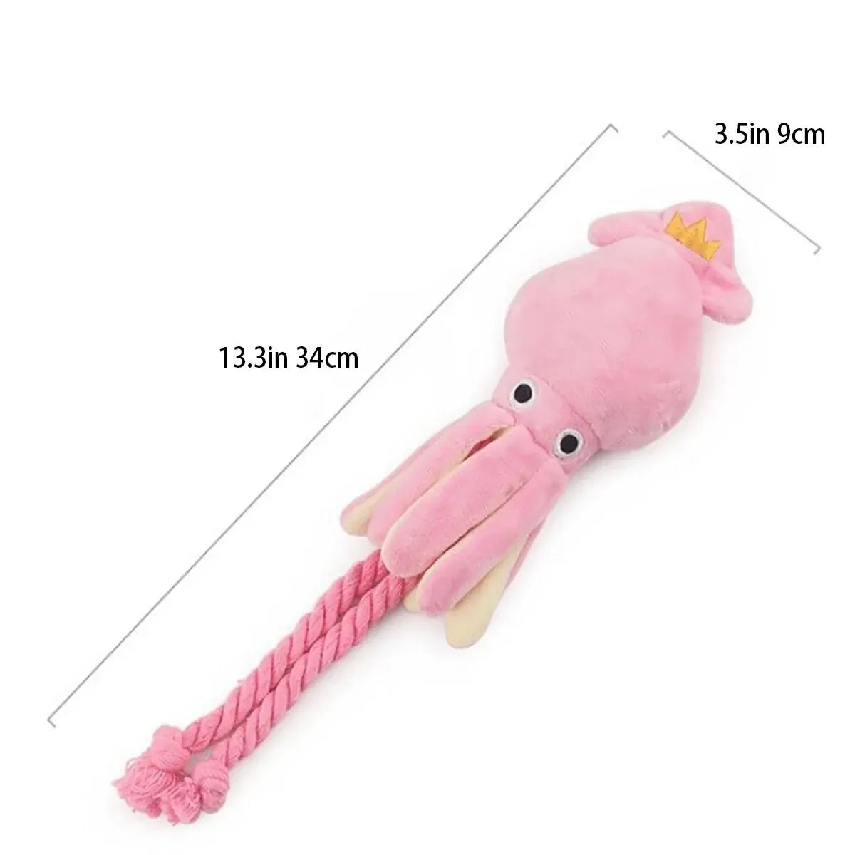 Supet Pet Octopus Plush Rope Toy Is Bite-resistant, Fun and Interactive, Suitable for Indoor and Outdoor Use by HARMONYA STORE