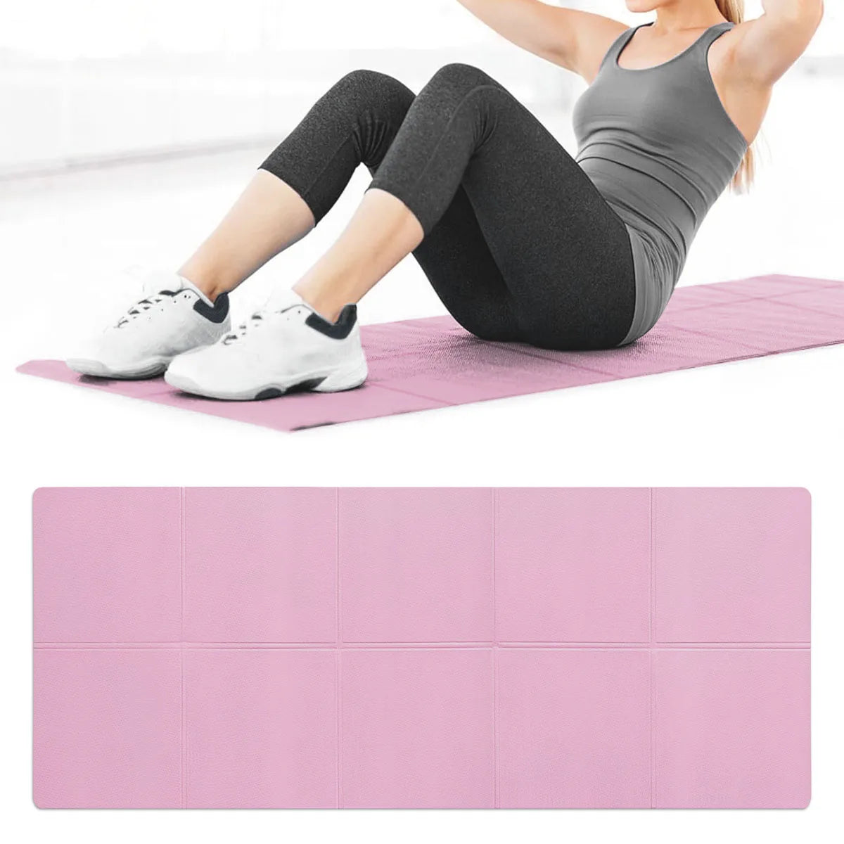 4MM Thick EVA Yoga Mats Anti-slip Sport Fitness Mat Blanket For Exercise Yoga And Pilates Gymnastics Mat Fitness Equipment by HARMONYA STORE