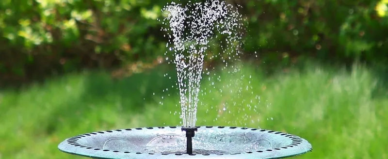 1W/1.5W/2.5W Outdoor Solar Fountain Suitable for Garden Pond Solar Fountain Pump Kit with 6 Nozzles for Garden Decoration by HARMONYA STORE