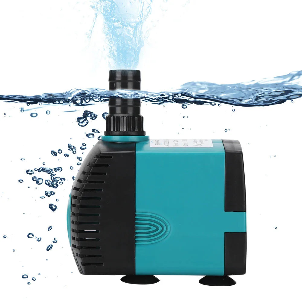 Ultra-Quiet 3-60W Submersible Water Fountain Pump Filter Fish Pond Aquarium Water Pump Tank Fountain EU US 220V-240V by HARMONYA STORE