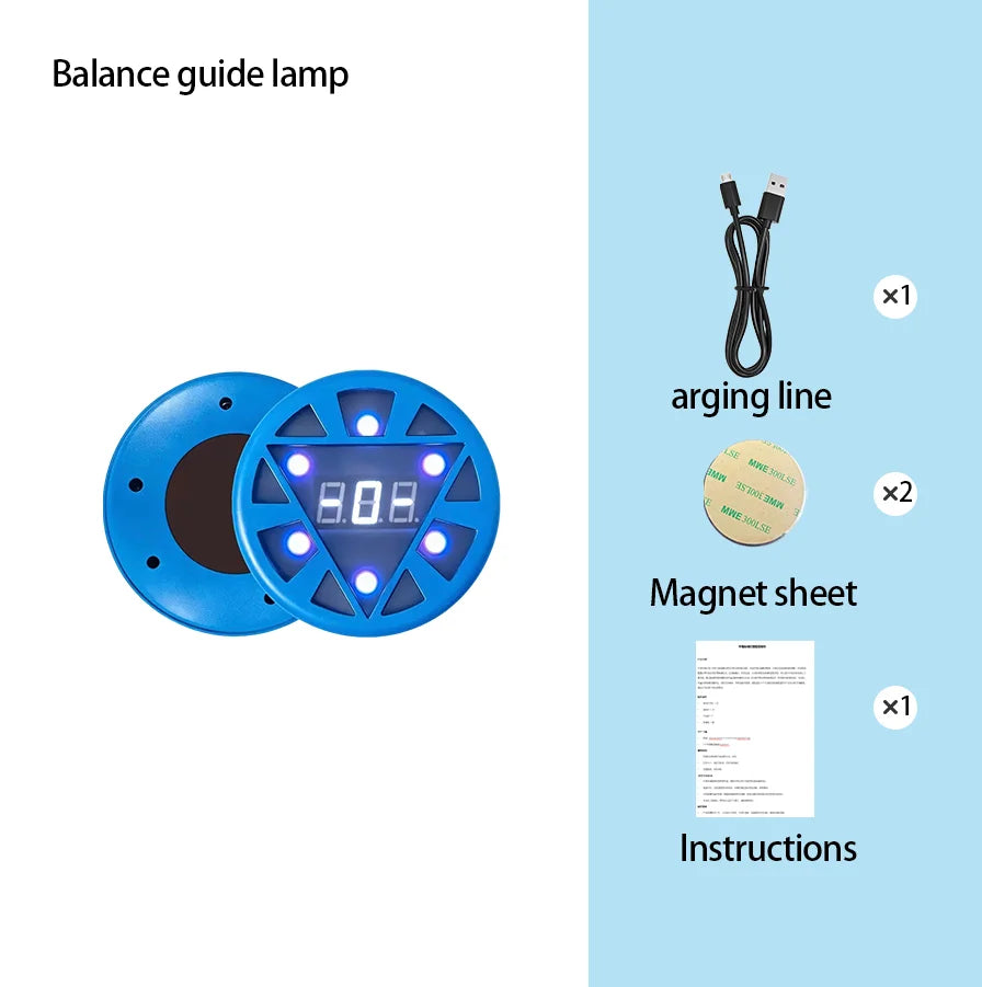QUELING Smart Balance Board with Guidance Light - Full-Spectrum Training Equipment for Rehabilitation, Recovery, and Home Fitnes by HARMONYA STORE