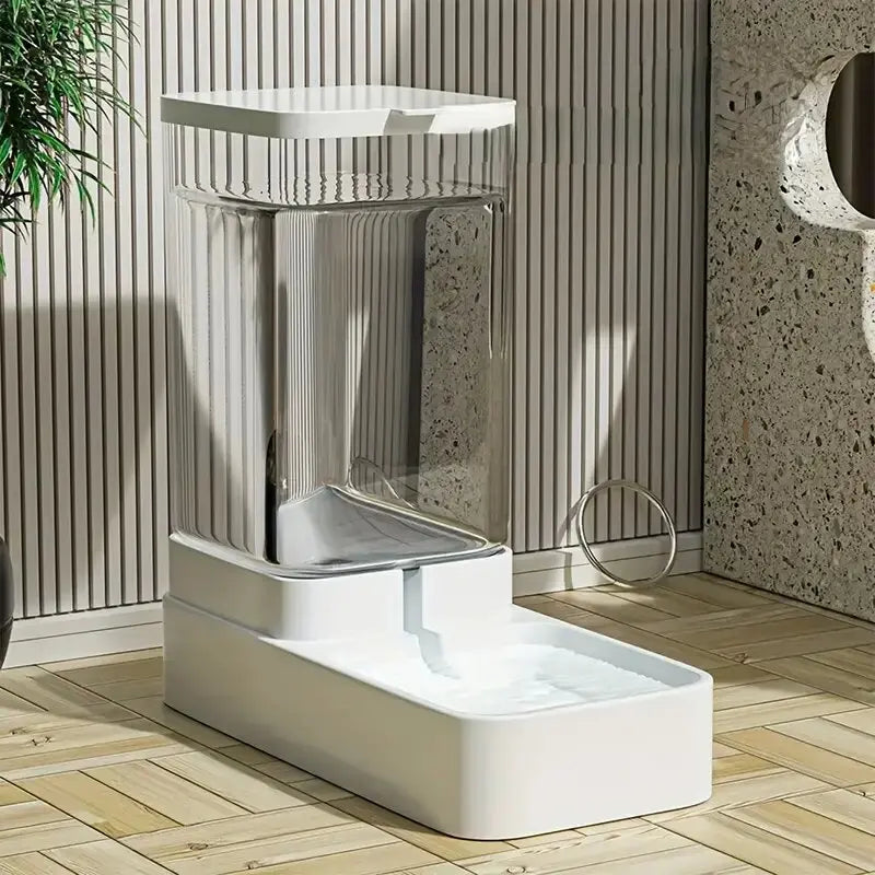 1pc/2pcs Automatic Dog Feeder/Water Dispenser, Plastic Gravity Dog Food And Water Dispenser Set by HARMONYA STORE