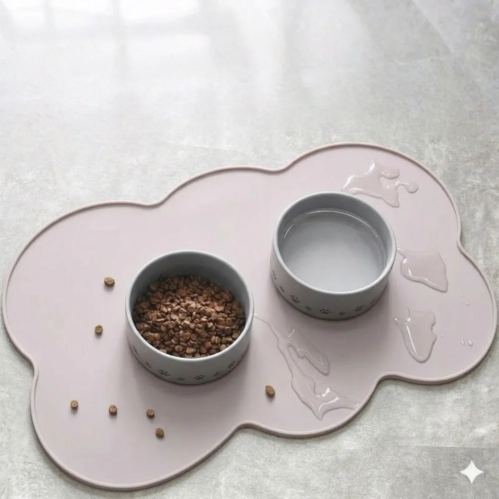 Indoor Pet Mat - Designed for Animals - for Small and Medium-Sized Pets - Compatible with For All Types of Flooring,Dining Mat by HARMONYA STORE