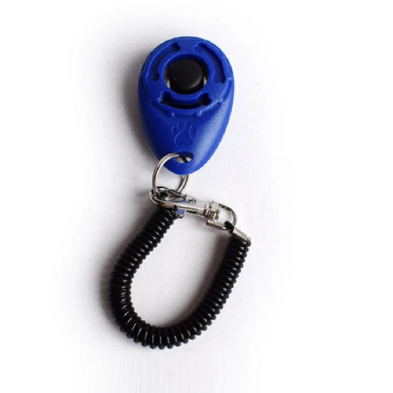 Dog Training Clicker Pet Cat Dog Click Trainer Various Style Aid Adjustable WristStrap Sound Key Chain Dog Repeller Pet Product by HARMONYA STORE