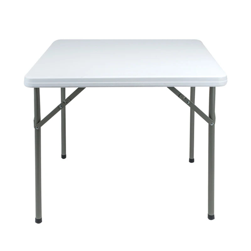 Folding square table, household dining table, square mahjong square table, outdoor portable plastic stall, street stall table by HARMONYA STORE