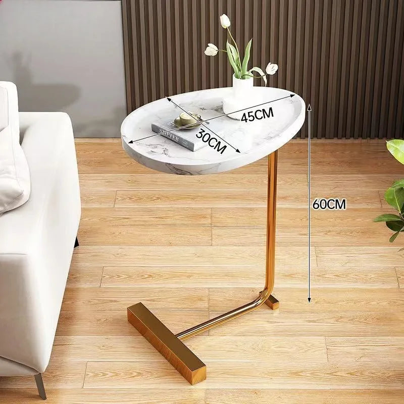 Bedside table removable small table simple household bedroom bedside shelf living room Internet celebrity mini sofa side few by HARMONYA STORE