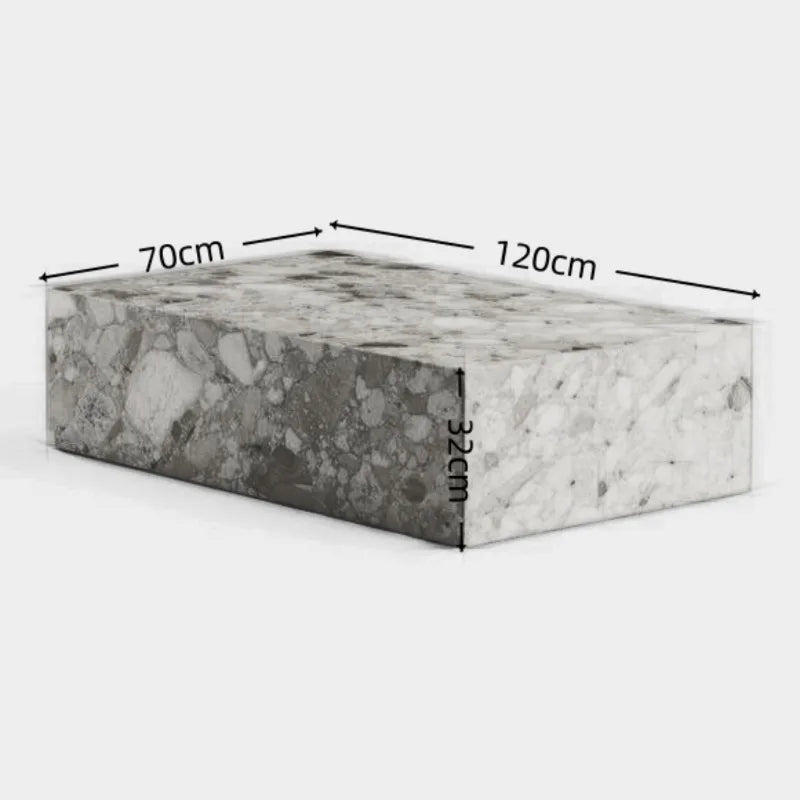 Italian Display Coffee Table Aesthetic Clear Hardcover Minimalist Coffee Table Luxury Simple Mesa Centro Salon Home Furniture by HARMONYA STORE