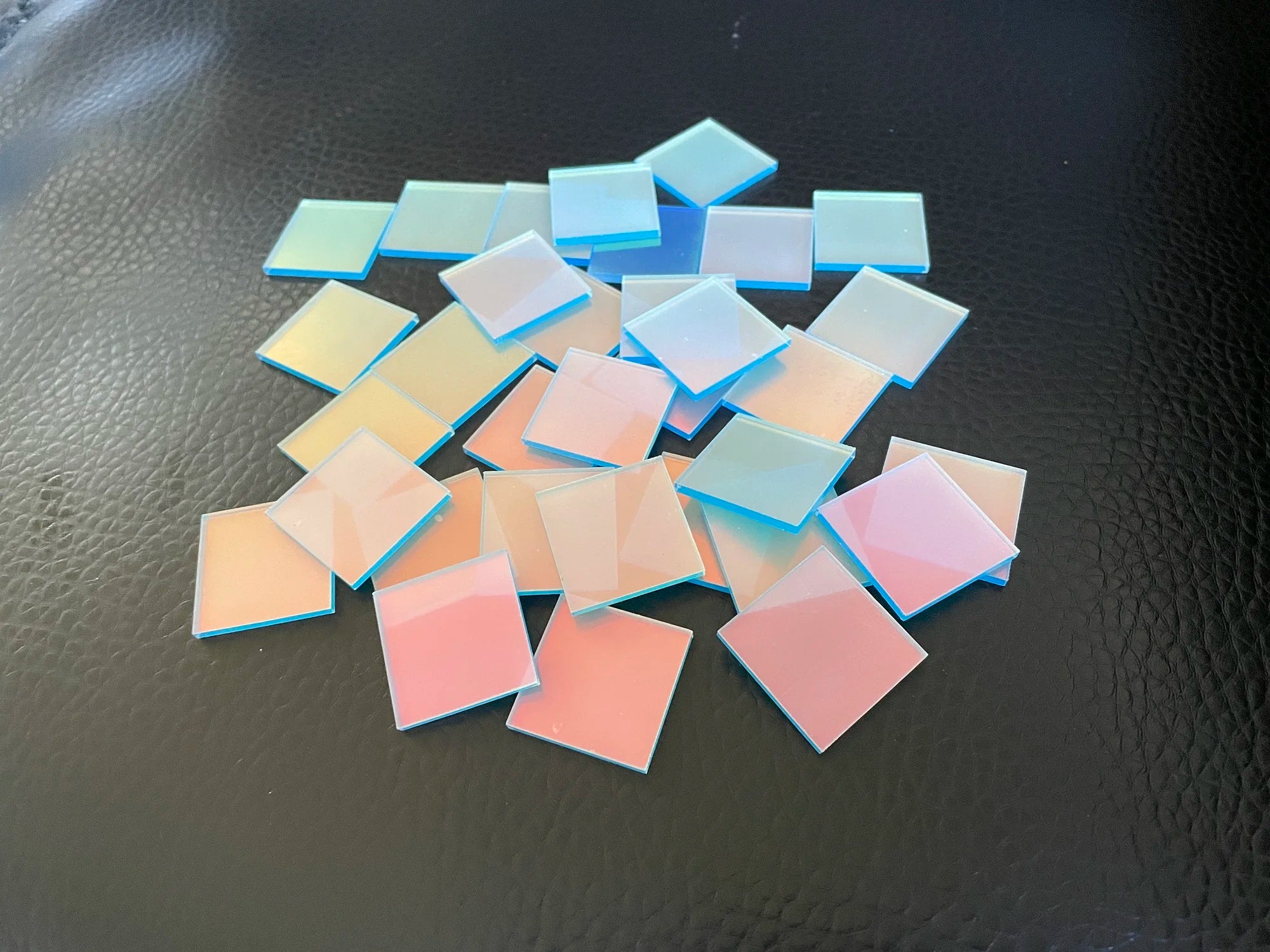 Square Shape Laser Plexiglass Rainbow Board Acrylic (PMMA) Iridescent/Radiant Circle,Oргстекло For DIY Advertising/Home Decorate by HARMONYA STORE