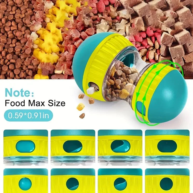 Interactive dog snack dispenser toy, suitable for all types of slow feeders, plastic pet toys, bringing fun and healthy eating by HARMONYA STORE