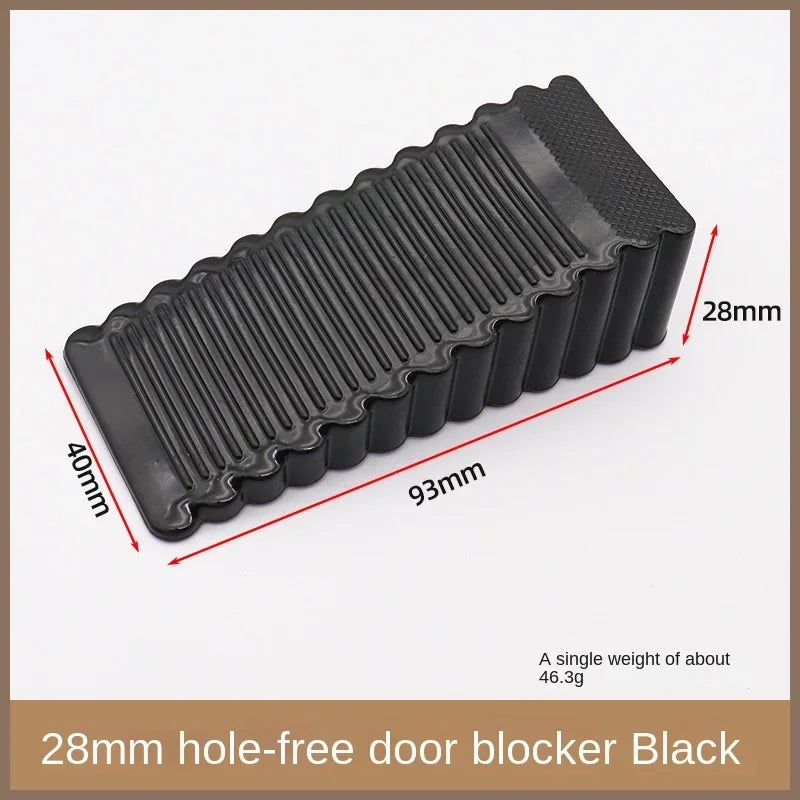 Safety Silicone Door Stop Block Wedge Stop Door Stopper Home Offices Door Rear Retainer Impact Stopper Rubber Stops No Drill by HARMONYA STORE