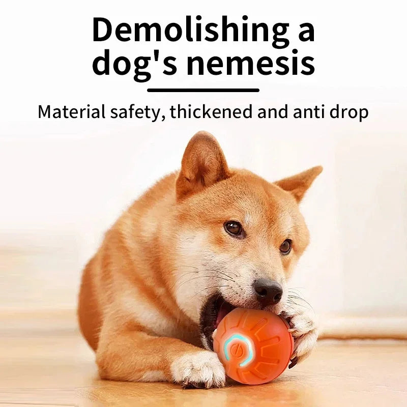Smart Dog Toys Ball Electronic Interactive Pet Toy Moving Ball USB Automatic Moving Bouncing for Puppy Birthday gift Cat Product by HARMONYA STORE