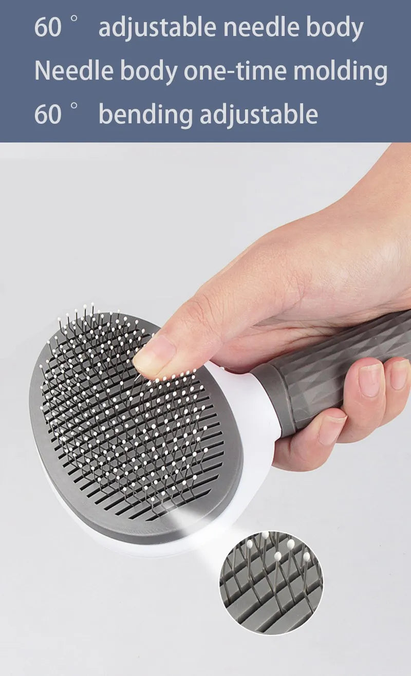 Pet Dog Hair Brush Cat Comb Pet Hair Remover Brush for Dogs Cats Puppy Kitten Grooming Tools Dogs Accessories Pet Supplies by HARMONYA STORE