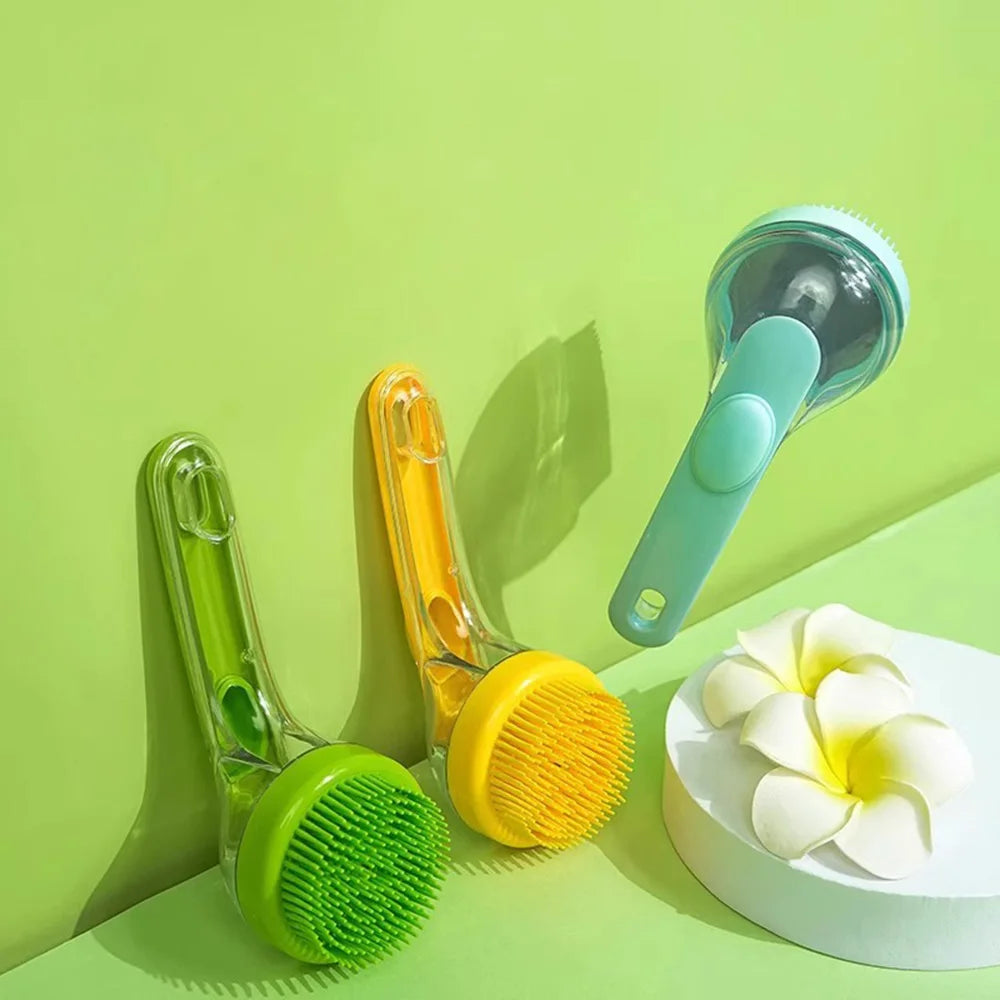 Pet Bath Brush for Small Dogs & Cats: Specialized Dog Washing Tool, Massage Scrub Brush - Pet Bathing Essential for by HARMONYA STORE