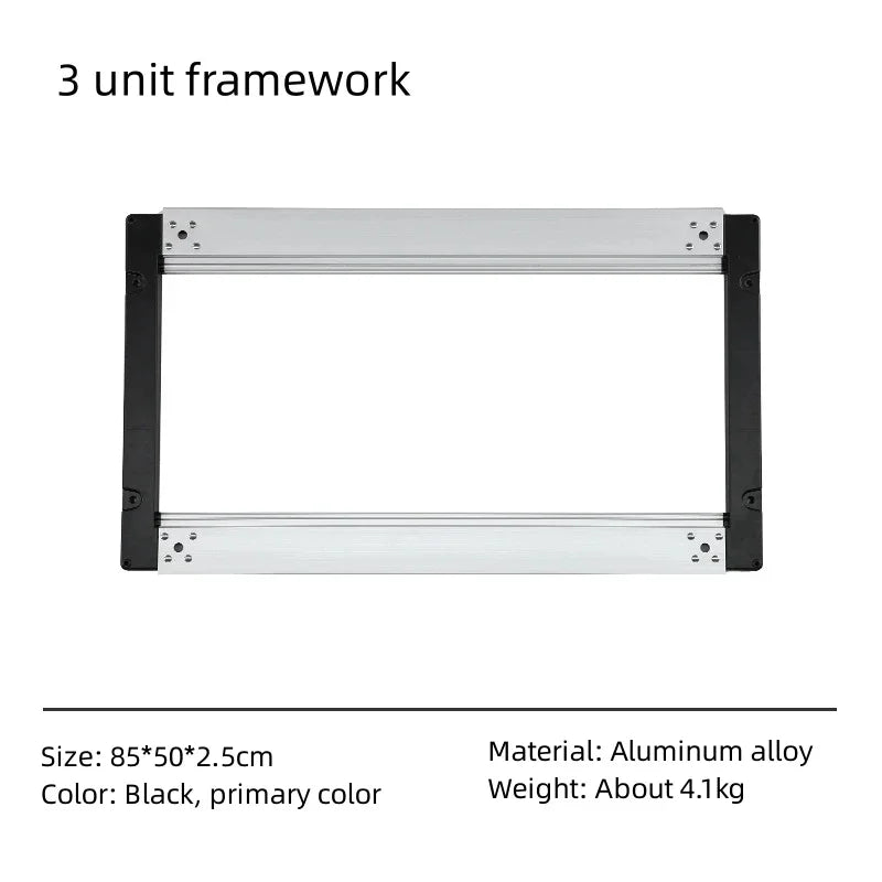 Outdoor Igt Frame Camping IGT 2/3 Unit Table Board IGT Free Combination Table Barbecue Aluminum Alloy IGT Table Accessories by HARMONYA STORE