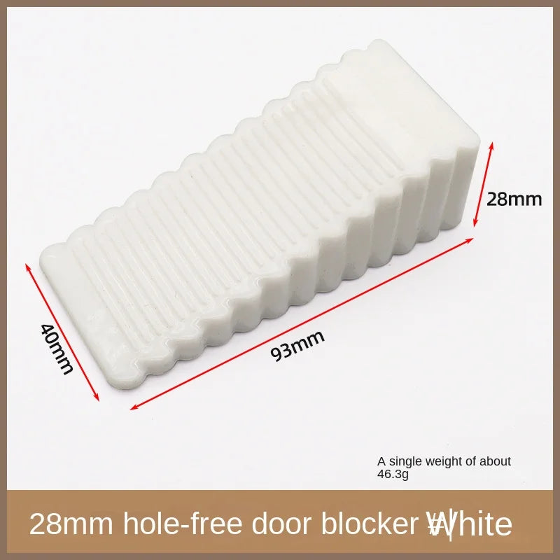 Safety Silicone Door Stop Block Wedge Stop Door Stopper Home Offices Door Rear Retainer Impact Stopper Rubber Stops No Drill by HARMONYA STORE