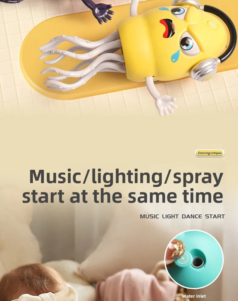Dancing Octopus Kid Electronic Pet Toys Cartoon Interactive Development Moving Education Toddler Toy Gift Creative birthday gift by HARMONYA STORE