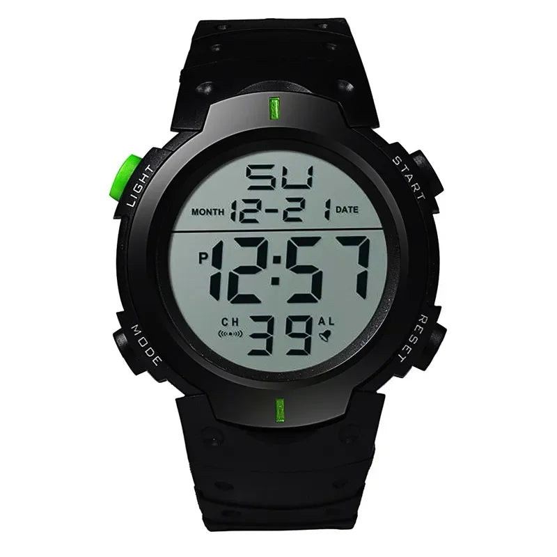 Men Sport LED Watches Top Brand Men Digital Clock Multi-Functional Rubber Man Fitnes Athlete Timekeeping Electronic Watch Reloj by HARMONYA STORE