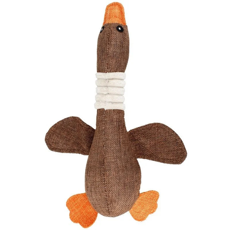 Puppy Squeaker Squeaky Plush Bone Dog Toy - Fun Chew Toy for Teething Pets Molar Training Accessory for Canine Playtime by HARMONYA STORE