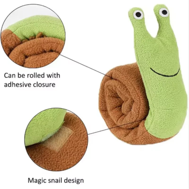 Snail Shaped Pet Toys for Dogs And Cats Odor Hiding Training Puzzles Fun Sniffing Mats - Interactive Play for Cats And Dogs by HARMONYA STORE