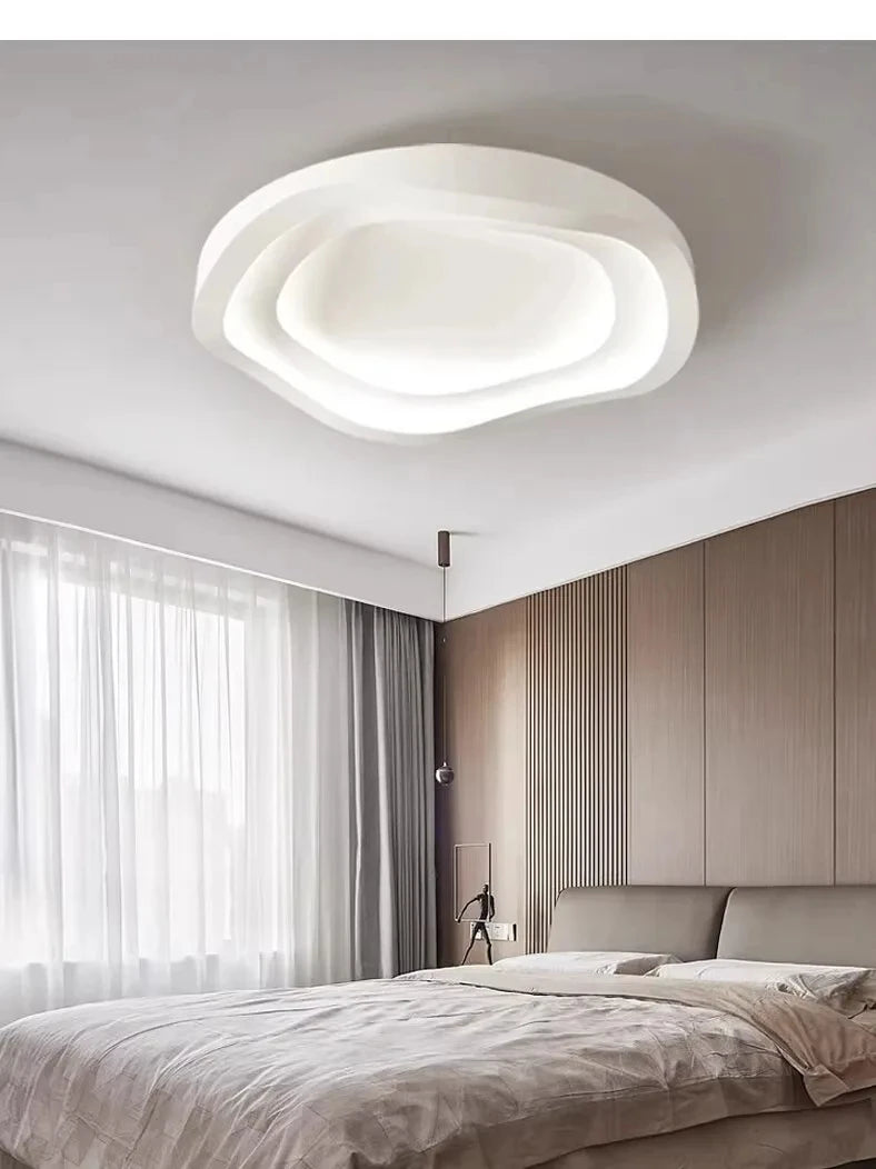 Nordic Bedroom LED Ceiling Lights Home Modern Style Indoor Master Bedroom Lustre Circular Brief Home Decorate Lighting Fixtures by HARMONYA STORE