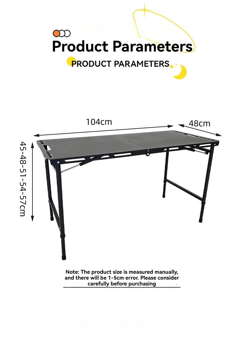 Tactical Table Outdoor Camping Table Portable Picnic Folding Tea Table Lightweight Quick Opening Tactical Table Barbecue Table by HARMONYA STORE