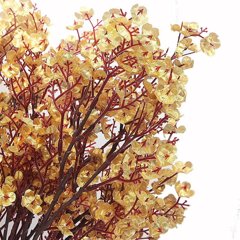 1/4pcs Artificial Flowers Cherry Blossoms Gypsophila Fake Plants DIY Wedding Bouquet Vases for Home Decor Faux Festival Branch by HARMONYA STORE