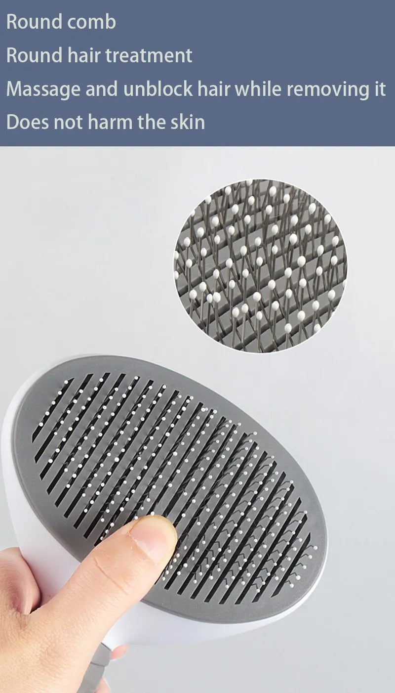 Pet Dog Hair Brush Cat Comb Pet Hair Remover Brush for Dogs Cats Puppy Kitten Grooming Tools Dogs Accessories Pet Supplies by HARMONYA STORE