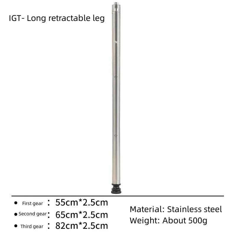 Outdoor Igt Frame Camping IGT 2/3 Unit Table Board IGT Free Combination Table Barbecue Aluminum Alloy IGT Table Accessories by HARMONYA STORE