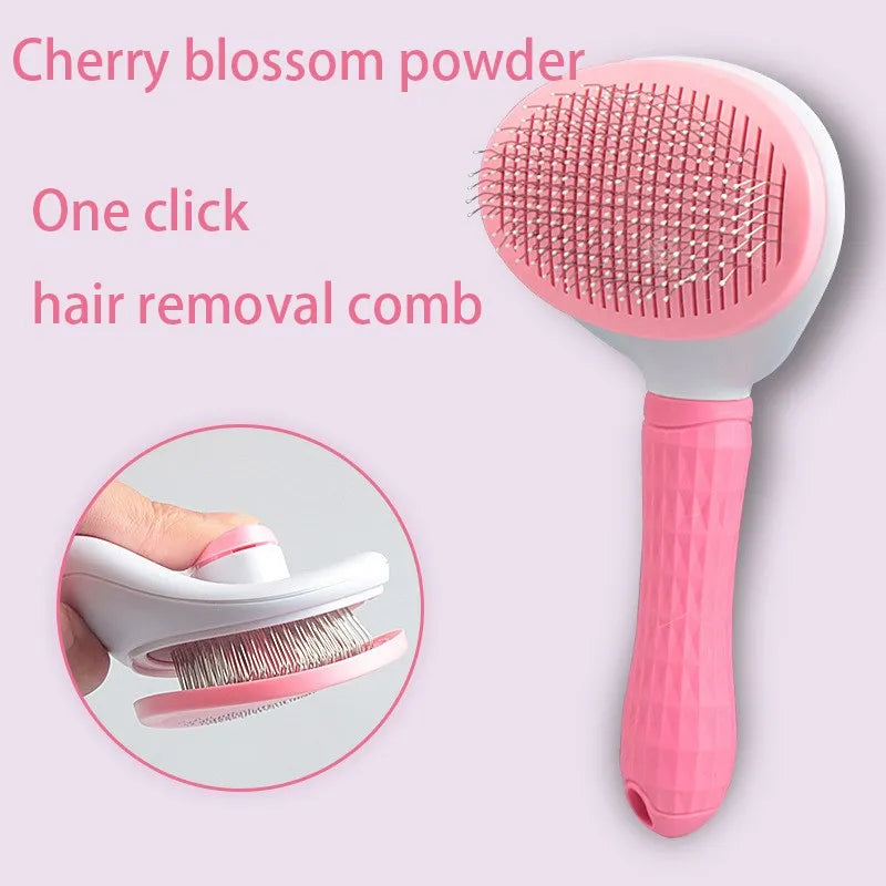 Pet Dog Hair Brush Cat Comb Pet Hair Remover Brush for Dogs Cats Puppy Kitten Grooming Tools Dogs Accessories Pet Supplies by HARMONYA STORE