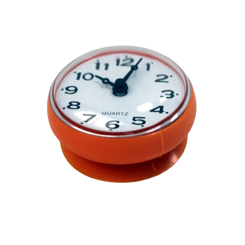 Waterproof Simple Wall Clock Swimming Pool Bathroom Shower Mute Clock Suction Cup Hanging Wall Clock Toilet Watch Home Decorate by HARMONYA STORE
