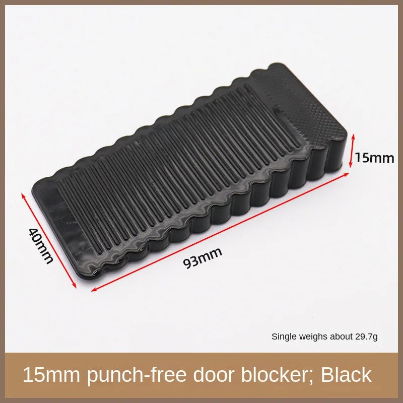 Safety Silicone Door Stop Block Wedge Stop Door Stopper Home Offices Door Rear Retainer Impact Stopper Rubber Stops No Drill by HARMONYA STORE