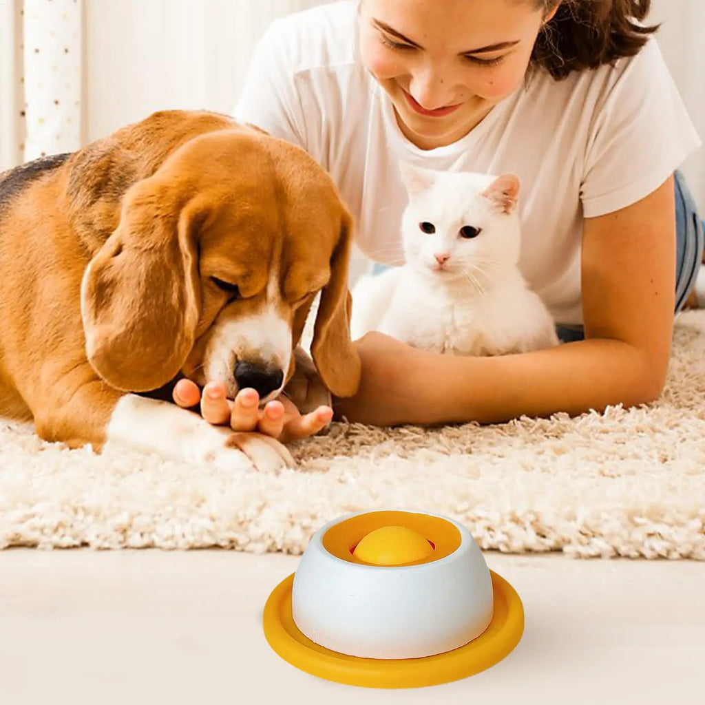 Pet Feeding Accessories Dog Treat Toy Puzzle Toys For Bored Puppy Slow Feeder Puppy Supplies For Healthy Eating Food Crate by HARMONYA STORE