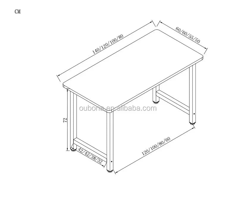Modern Computer Desk Console Table /PC Tables Minimalist Design by HARMONYA STORE
