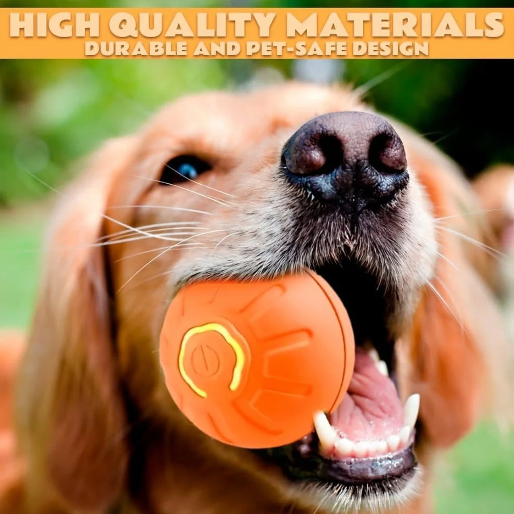 Pet toys Gravity Electric Amusement Pet Ball Smart Bouncing Ball For Dogs and Cats by HARMONYA STORE