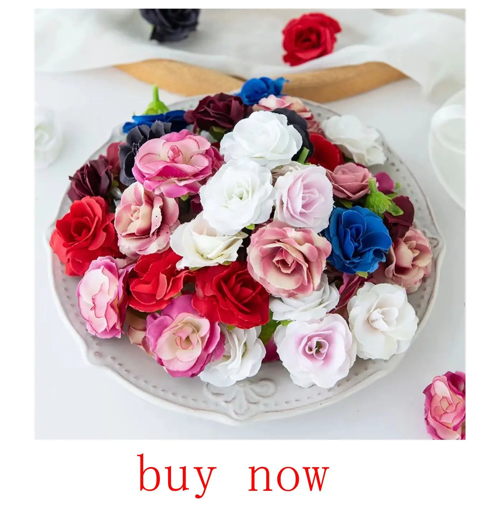 10Pcs Artificial Flower Realistic Touch Tulip Scrapbooking Vase Home Decor Wedding Garden Arch Garland Mother's Day Bouquet diy by HARMONYA STORE