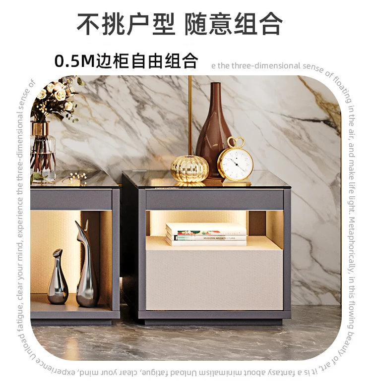 Glas Transparent Tv Table Cabinet Storage Luxury Floor Modern Tv Table Entertainment Center Meuble Television Salon Furnitures by HARMONYA STORE