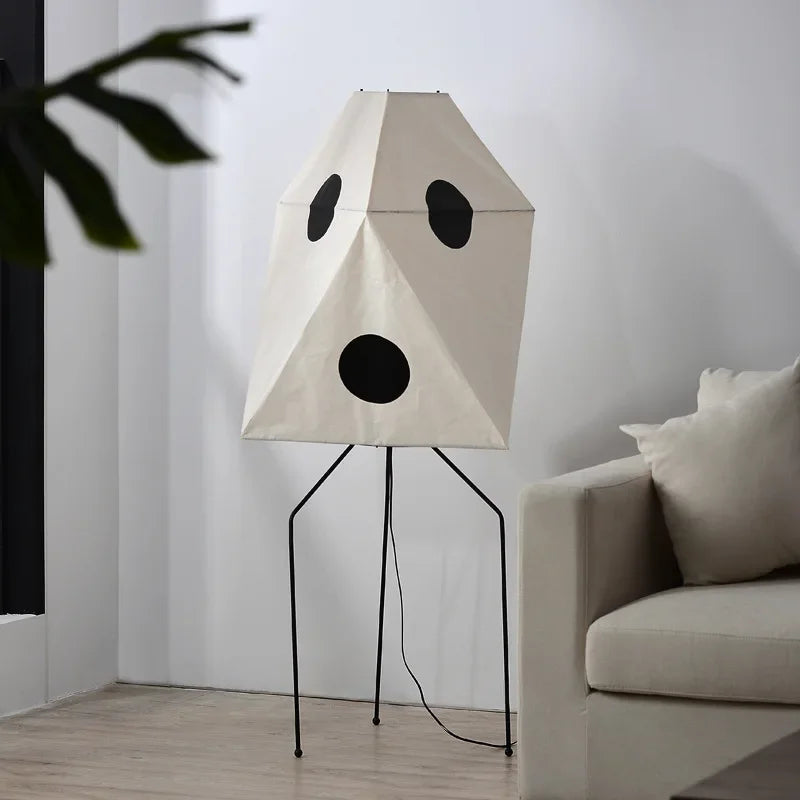 Japanese-style Noguchi Isamu Tea Room Rice Paper Floor Lamp Hotel Bedroom Study Home Decorate Surprised Style Design Table Lamps by HARMONYA STORE