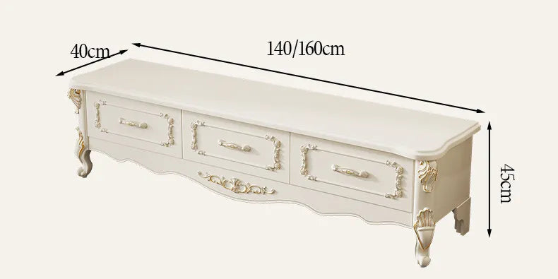 Home Light luxury modern simple 140cm coffee table 180cm TV cabinet combination set side tables tv stand living room furniture by HARMONYA STORE