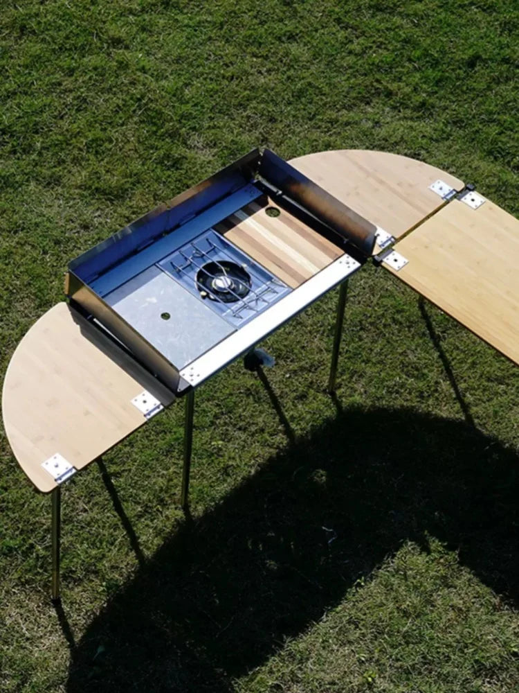 Outdoor Igt Frame Camping IGT 2/3 Unit Table Board IGT Free Combination Table Barbecue Aluminum Alloy IGT Table Accessories by HARMONYA STORE