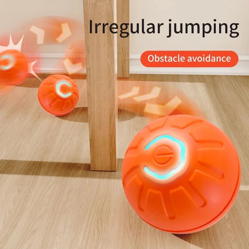 Smart Dog Toys Ball Electronic Interactive Pet Toy Moving Ball USB Automatic Moving Bouncing for Puppy Birthday gift Cat Product by HARMONYA STORE