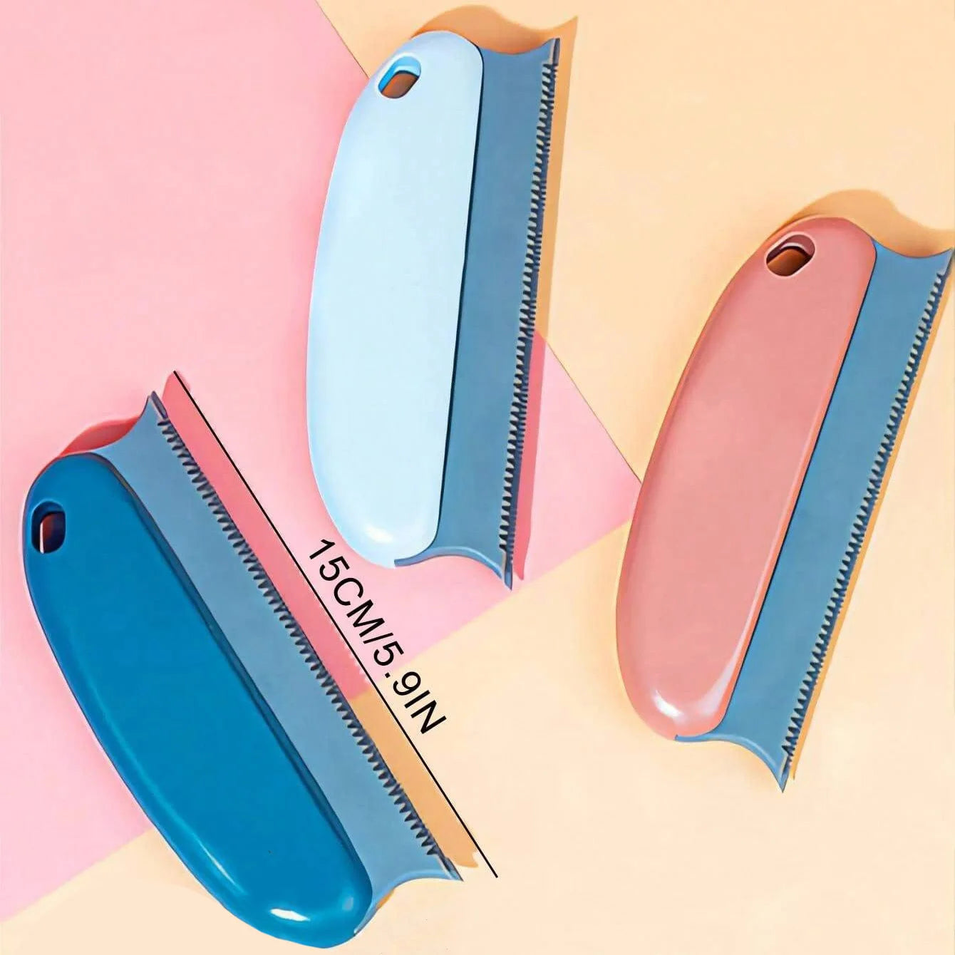 Effective Pet Hair Remover Brush For Cats And Dogs - Gently Shaves Wool And Cleans Fur For A Neat And Tidy Home by HARMONYA STORE