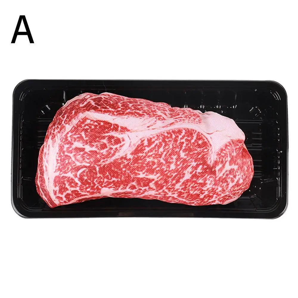 Simulation Squeaky Bone Dog Toys Steak Bite-Resistant Clean Dog Chew Puppy Training Toy Soft Steak Carrot Animal Pet Supplies by HARMONYA STORE