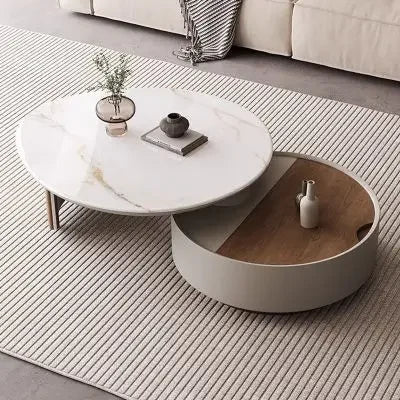 Frame Storage Coffee Table Modern Clear Organizer Ornaments Coffee Table Glam Aesthetic Tavolino Da Salotto Home Furniture by HARMONYA STORE