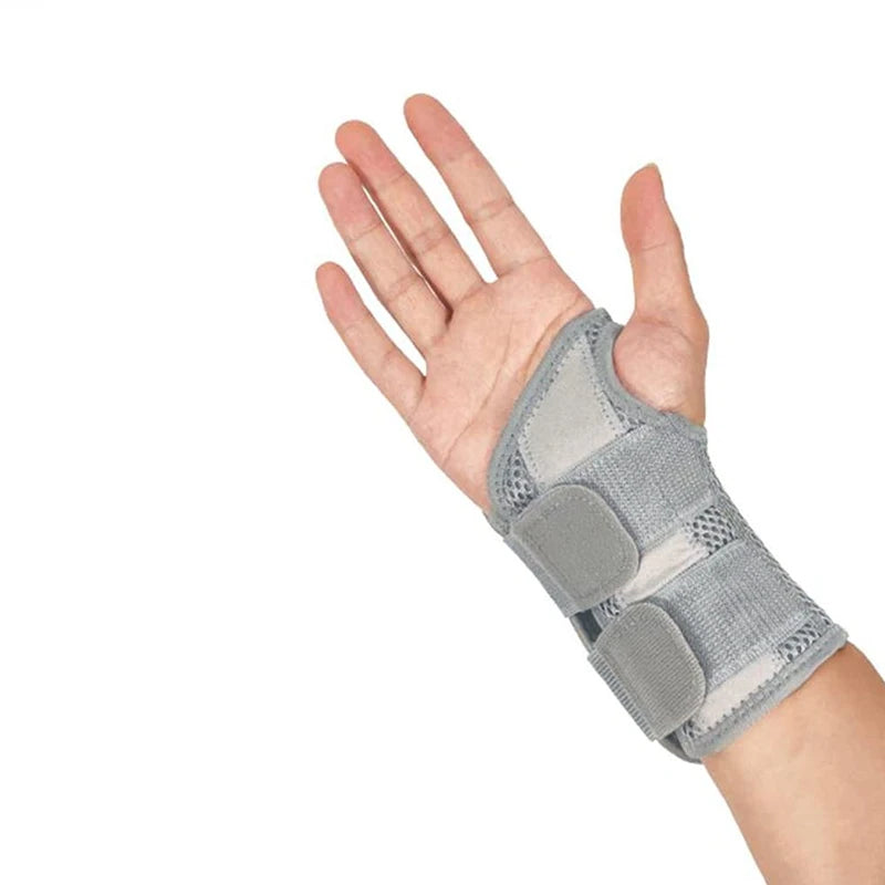 Adjustable Soft Wristbands Protector for Fitnes Gym Accessories Metal Wrist Splint Injury Pain Relief Carpal Tunnel Wrist Brace by HARMONYA STORE