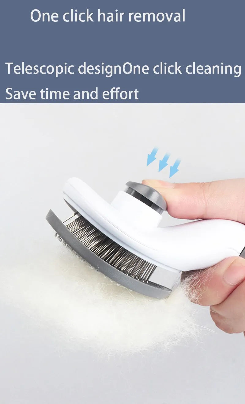 Pet Dog Hair Brush Cat Comb Pet Hair Remover Brush for Dogs Cats Puppy Kitten Grooming Tools Dogs Accessories Pet Supplies by HARMONYA STORE