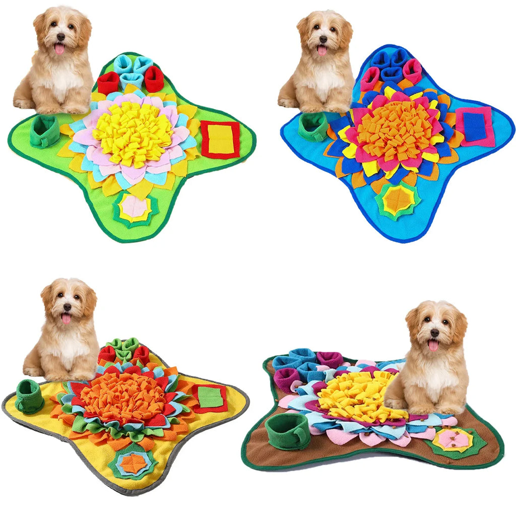 Good Pet Snuffle Mat for Dogs,Interactive Feed Puzzle for Boredom,Encourages Natural Foraging Skills by HARMONYA STORE