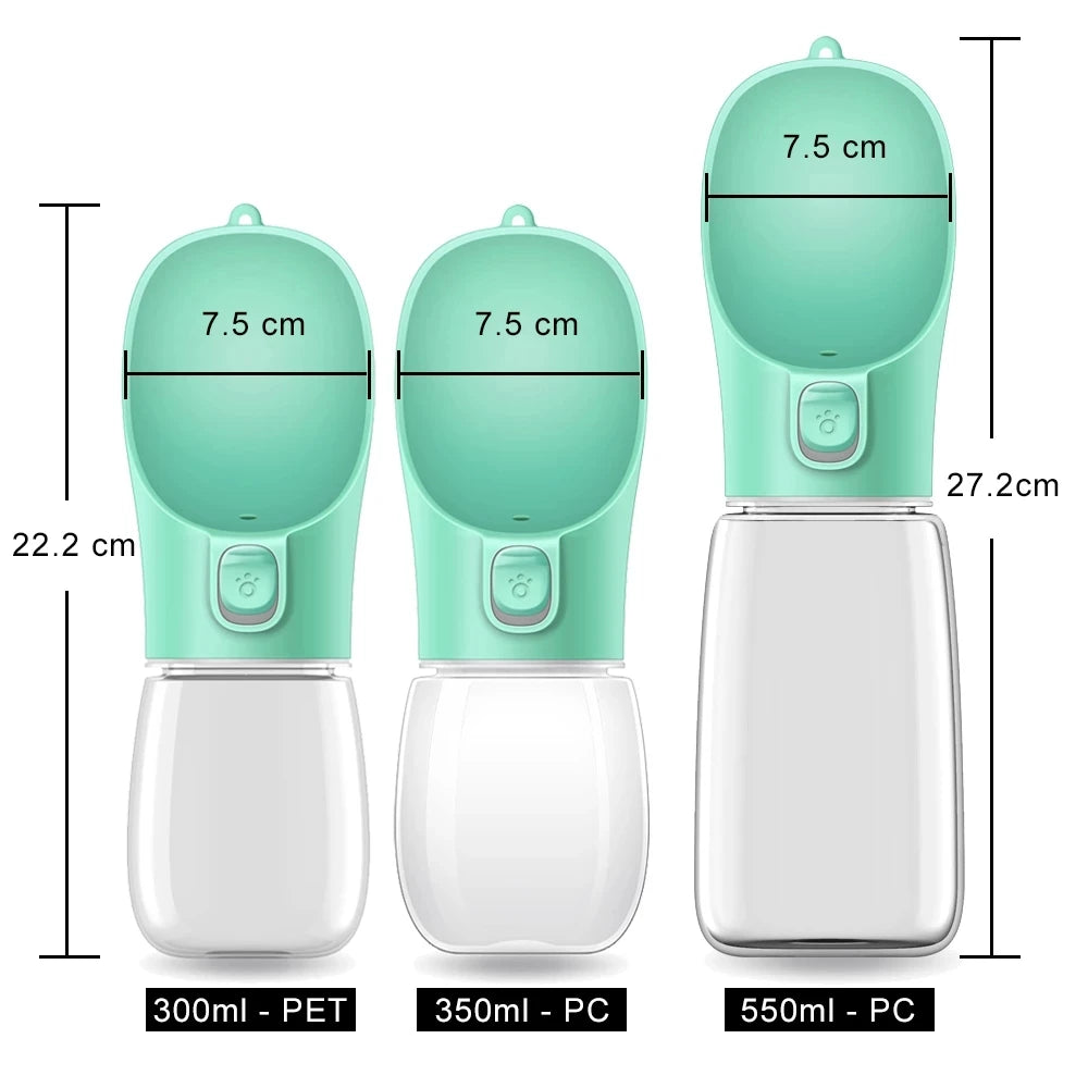 Portable Dog Water Bottle For Small Large Dogs Cat Outdoor Leakproof Walking Drinking Bowls Chihuahua French Bulldog Supplies by HARMONYA STORE
