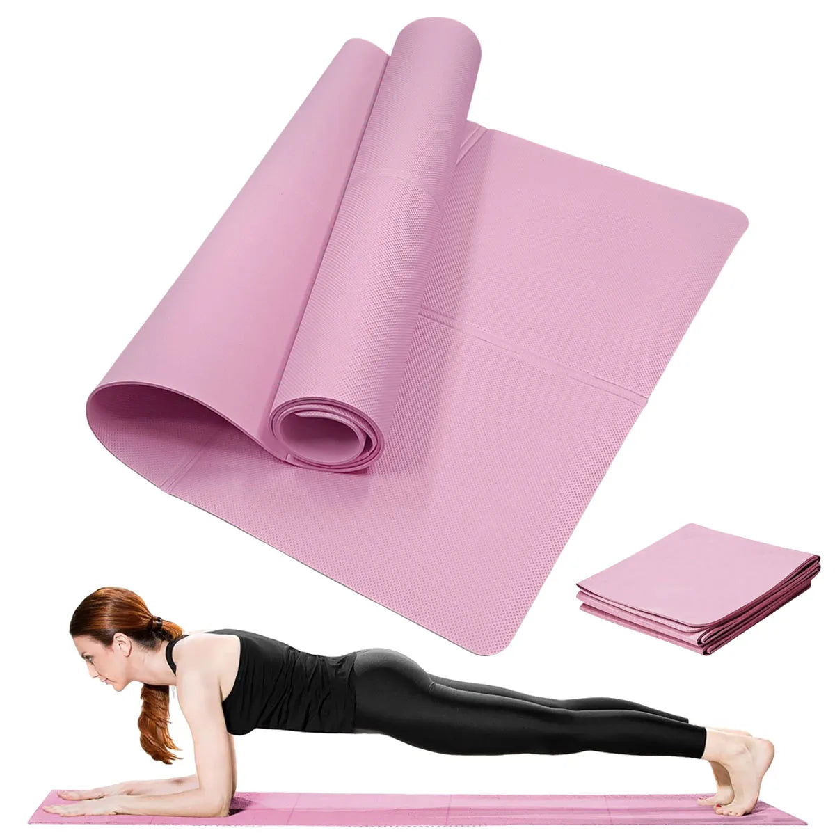 4MM Thick EVA Yoga Mats Anti-slip Sport Fitness Mat Blanket For Exercise Yoga And Pilates Gymnastics Mat Fitness Equipment by HARMONYA STORE