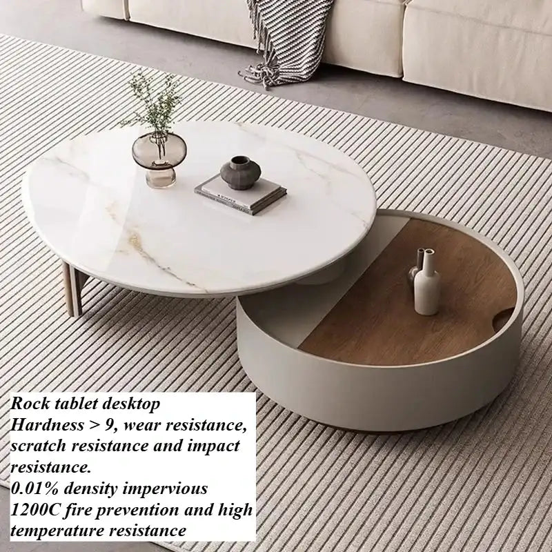 Frame Storage Coffee Table Modern Clear Organizer Ornaments Coffee Table Glam Aesthetic Tavolino Da Salotto Home Furniture by DSERS