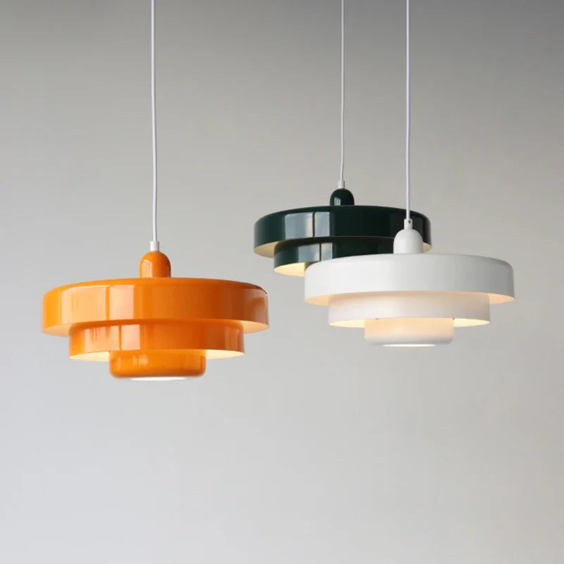 Medieval Retro Orange Pendant Lamp Dining Room Restaurant Home Decor LED Ceiling Chandelier Lighting for Cafe Bar Hanging Lights by HARMONYA STORE